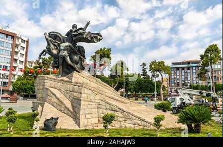 Mustafa Kemal Atatürk Denkmal in Antalya, Türkei Stockfoto