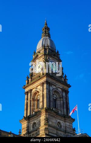 Bolton Rathaus, Clock Tower, Bolton Lancashire Stockfoto