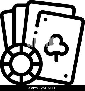 Karten Symbol Vektor Kontur Abbildung Stock Vektor