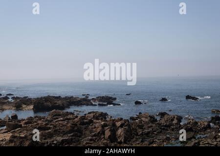 Praia do Castelo do Queijo Porto - Portugal Stockfoto