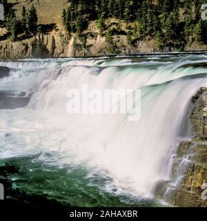 Kootenai fällt auf die kootenai River in der Nähe von Troy, Montana Stockfoto