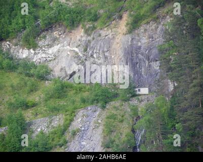 Norwegische Olivenmine, North Cape Minerals, Sibelco, AS Olivin, Raudbergvika Olivenmine, Norddal, Møre Og Romsdal, Norwegen Stockfoto