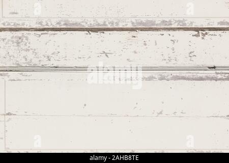 Vintage White Holzplanken Hintergrund Textur Stockfoto