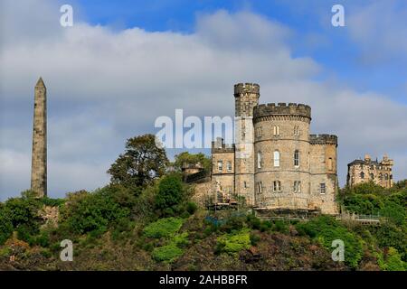 Governor's House auf dem Calton Hill, Edinburgh, Schottland, Vereinigtes Königreich Stockfoto