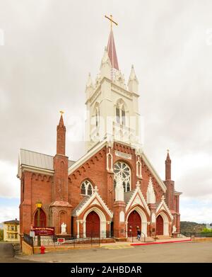 Historische St Marys in der Mountains Kirche, Virginia City. Nevada, USA Stockfoto