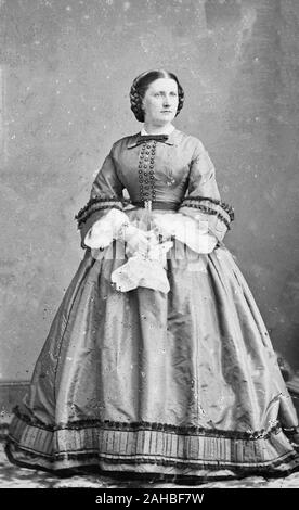 Harriet Lane Johnston, Nichte von Präsident James Buchanan, um 1860 Stockfoto