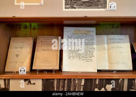 Dr. Freud Psychoanalytiker Studio in Wien Österreich Stockfoto