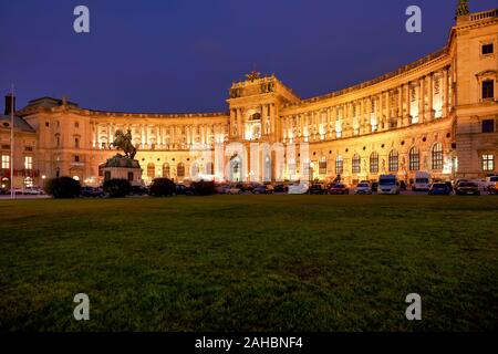 Neue Burg Museum Complex in der Hofburg. Wien Österreich Stockfoto