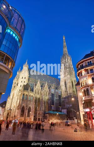 Stephansdom Der Stephansdom Kathedrale. Stephansplatz. Wien Österreich Stockfoto