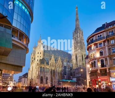 Stephansdom Der Stephansdom Kathedrale. Stephansplatz. Wien Österreich Stockfoto