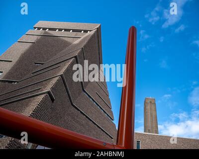 LONDON, Großbritannien - 21. SEPTEMBER 2018: Blick auf die Tate Modern Gallery auf der Bankside Stockfoto