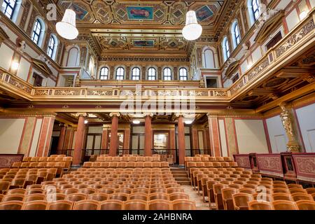 Das Goldener Saal (Goldener Saal) Konzertsaal der Wiener Musikverein. Wien Österreich Stockfoto