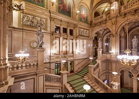 Die Wiener Staatsoper (Wiener Staatsoper) - Wien Österreich Stockfoto