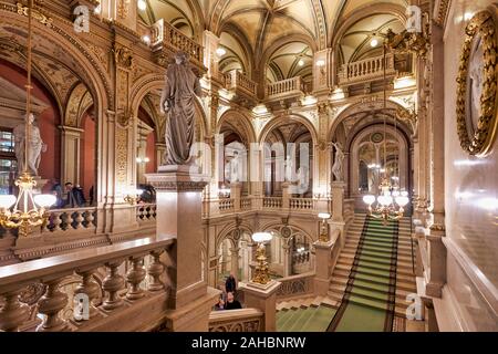 Die Wiener Staatsoper (Wiener Staatsoper) - Wien Österreich Stockfoto