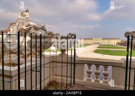 Schloss Schönbrunn. Wien Österreich Stockfoto