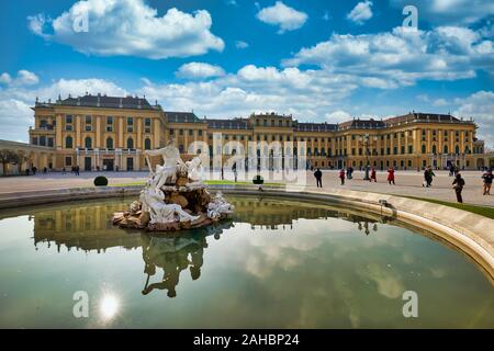 Schloss Schönbrunn. Wien Österreich Stockfoto