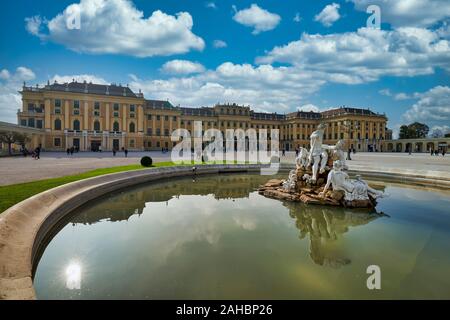 Schloss Schönbrunn. Wien Österreich Stockfoto