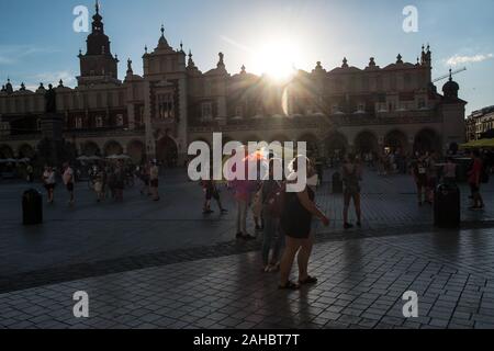 Old Town Square, Krakau, Polen Stockfoto