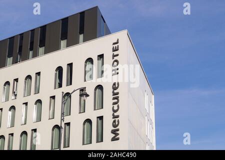 Bukarest, Rumänien - Dec 15, 2019: Mercure Hotel in Bukarest, Rumänien. Stockfoto