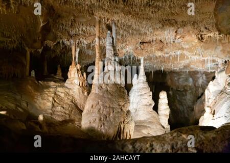 Malerischen Blick auf die Höhle Balcarka in der Tschechischen Republik Stockfoto