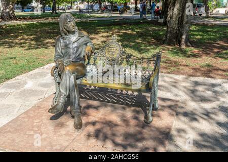 John Lennon Skulptur von José Villa Soberón in Havanna, Kuba. Stockfoto