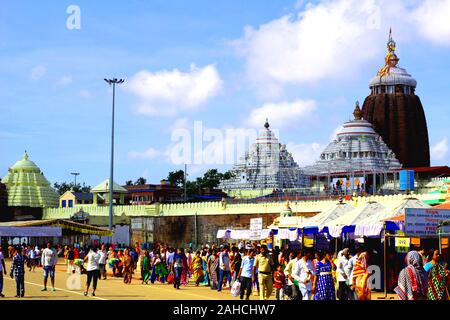 Jagannath Tempel, Puri, Odisha, Indien 21-Oktober-2019 Stockfoto