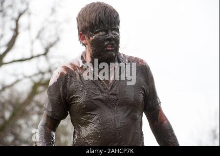 Shropshire Schlamm laufen Stockfoto