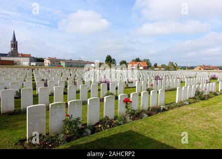 Zandvoorde CWGC britischen Soldatenfriedhof, Zandvoorde, Belgien Stockfoto