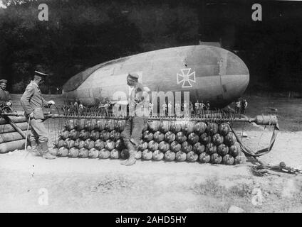 Luftkrieg des Ersten Weltkriegs, 1914-1918 Stockfoto