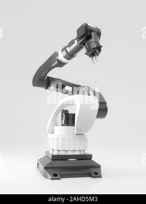 3D-Rendering des modernen computergesteuerten Arm Stockfoto