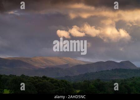Dramatische Landschaft im schottischen Hochland von Sutherland Schottland Großbritannien Stockfoto