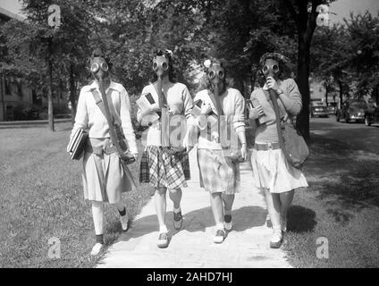 Detroit während der frühen 1940er Jahre Stockfoto