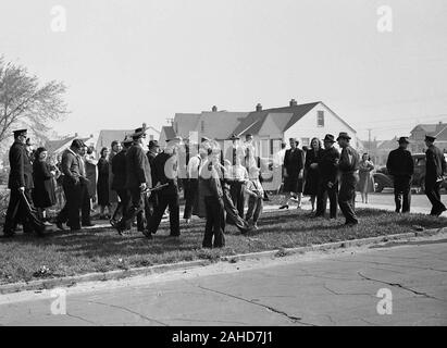 Detroit während der frühen 1940er Jahre Stockfoto