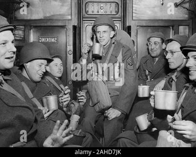 Detroit während der frühen 1940er Jahre Stockfoto