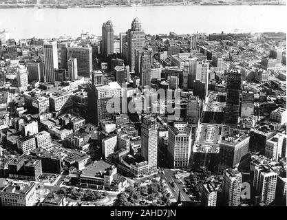 Detroit während der frühen 1940er Jahre Stockfoto