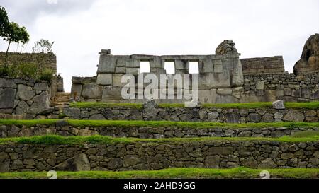 Tempel der 3 Fenster, Machu Picchu, Peru Stockfoto