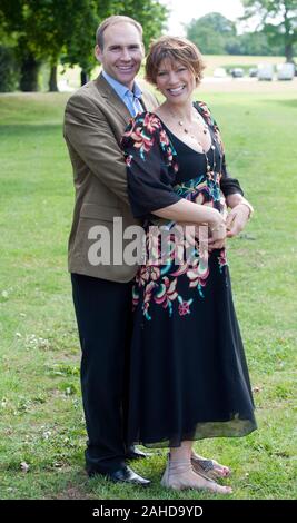 News Reader Kate Silverton und Ehemann Michael Reiher haben angekündigt, sie fällig sind im Oktober ein Baby zu haben. Stockfoto