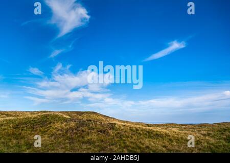 Die "Hill 60' erster Weltkrieg Ausbildung Gräben, in der Nähe von Redmires Stauseen, Hallam Moor in der Nähe von Sheffield Stockfoto