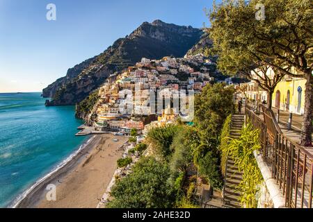 Positano, Kampanien, Italien Stockfoto