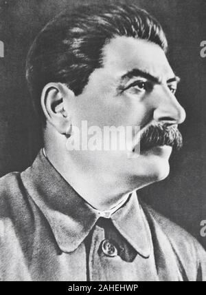 Sowjetische Staatschef Josef Stalin Stockfoto