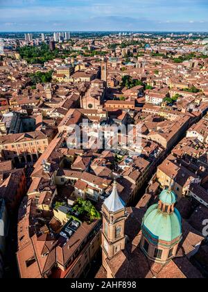 Blick von der Asinelli-Turm, Bologna, Emilia-Romagna, Italien Stockfoto