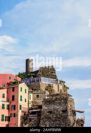 Doria in Vernazza, Cinque Terre, UNESCO-Weltkulturerbe, Ligurien, Italien Stockfoto