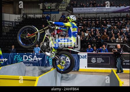 Sheffield, Großbritannien. 28 Dez, 2019. Sheffield, Großbritannien. Während des 25-jährigen Jubiläums Sheffield Indoor Trial an der FlyDSA Arena, Sheffield am Samstag, den 28. Dezember 2019. (Credit: Ian Charles | MI Nachrichten) Credit: MI Nachrichten & Sport/Alamy leben Nachrichten Stockfoto