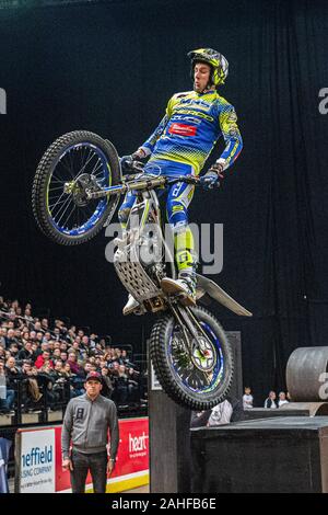 Sheffield, Großbritannien. 28 Dez, 2019. Sheffield, Großbritannien. Während des 25-jährigen Jubiläums Sheffield Indoor Trial an der FlyDSA Arena, Sheffield am Samstag, den 28. Dezember 2019. (Credit: Ian Charles | MI Nachrichten) Credit: MI Nachrichten & Sport/Alamy leben Nachrichten Stockfoto