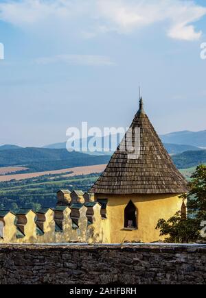 Schloss in Stara Lubovna, Presov Region, Slowakei Stockfoto