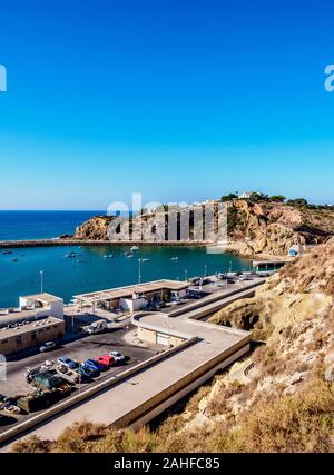 Marina in Albufeira, Algarve, Portugal Stockfoto