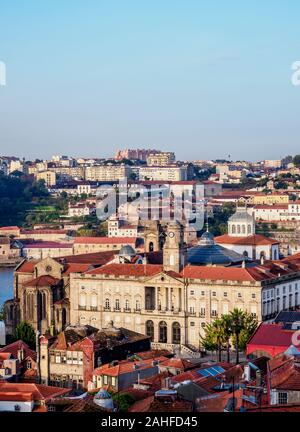 Palacio da Bolsa, Börse Palace, Erhöhte Ansicht, Porto, Portugal Stockfoto
