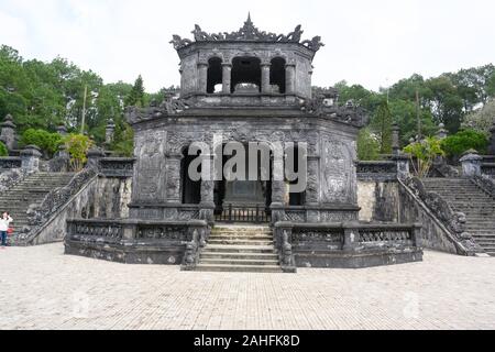Grab des Kaisers Khai Dinh, Vietnam Stockfoto