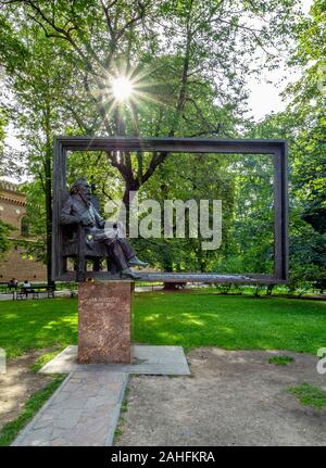 Jan Matejko Denkmal, Krakau, Woiwodschaft Kleinpolen, Polen Stockfoto