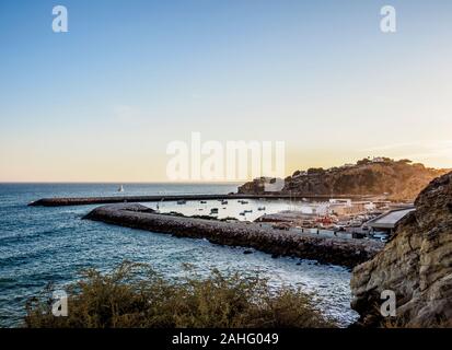 Marina in Albufeira, Algarve, Portugal Stockfoto